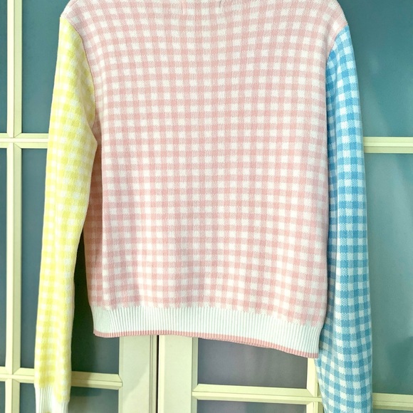 Teddy Fresh Gingham Cardigan - Picture 6 of 7